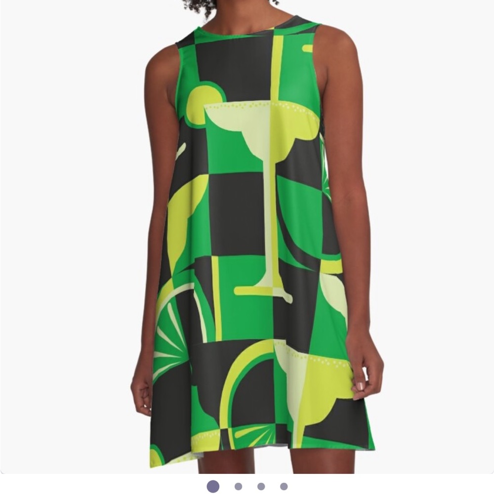 Redbubble Margarita Swing Dress - Great for a Halloween party